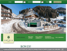 Tablet Screenshot of hotel-solaia.com